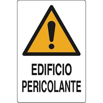 CARTELLO 50X70 NR.06 EDIFICIO PERICOL.