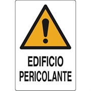 CARTELLO 50X70 NR.06 EDIFICIO PERICOL.