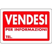 CARTELLO 30X20 VENDESI NR.17