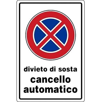 CARTELLA 30X20 CANCELLO AUTOMATICO NR.8