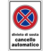 CARTELLA 30X20 CANCELLO AUTOMATICO NR.8