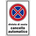 CARTELLA 30X20 CANCELLO AUTOMATICO NR.8