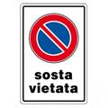 CARTELLO 30X20 SOSTA VIETATA NR.3