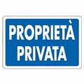 CARTELLO 30X20 PROPIETA' PRIV NR.13
