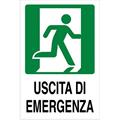 CARTELLO 30X20 USCITA EMERGE DX1821
