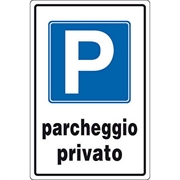 CARTELLO 30X20 PARCHEGGIO PRIVATO NR.7