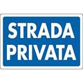 CARTELLO 30X20 STRADA PRIVATA NR.14