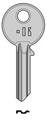 CHIAVE KEYLINE CISA CS7-CA5PD 100PZ.