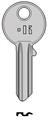 CHIAVE KEYLINE ISEO IE7-ISE4D 100PZ.