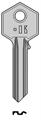 CHIAVE KEYLINE YE6D-YA31 100PZ.