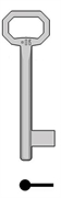 CHIAVE KEYLINE PAT3 25PZ.5010 CORTA