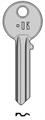 CHIAVE KEYLINE UNIVERS.UL054-UN6D 100PZ.