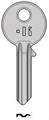 CHIAVE KEYLINE UNIVERS.UL058-UN5PD 100PZ