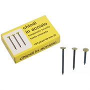 CHIODI ACC. TESTA OTTONE MM.2X20 CF.100