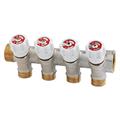  COLLETTORE 4 VIE 3/4  X1/2   CON RUBINETTO