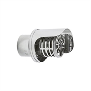 TERMINALE PELLET ACCIAIO INOX D.80