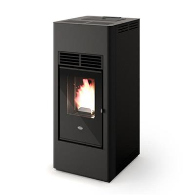 STUFA PELLET KARINA 9,5 KW. NERO GOFFR.