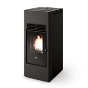 STUFA PELLET KARINA 9,5 KW. NERO GOFFR.