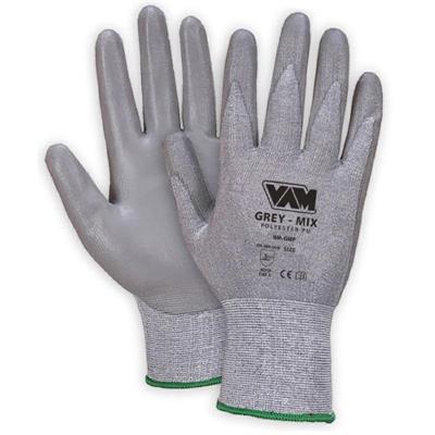 GUANTO GREY MIX POLIURET. GRIGIO TG.10