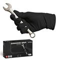GUANTO NITRILE NERO DIAMOND TG.M CF.50