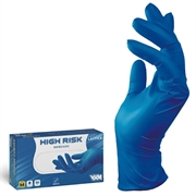 GUANTO HIGH RISCK BLU TG.L PZ.50