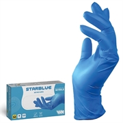 GUANTO STARBLUE NITRILE BLU 100PZ. TG.M