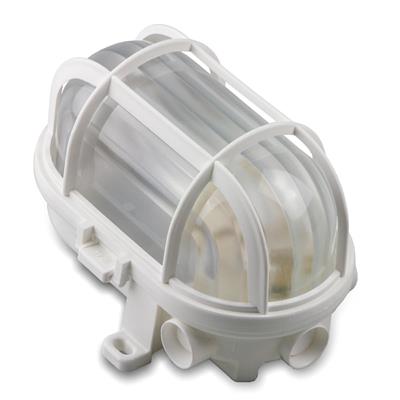 PLAFONIERA 01100B C/GABBIA 40W BIANCA