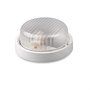 PLAFONIERA TONDA E27 60W BIANCA 75140B