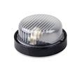 PLAFONIERA TONDA E27 60W NERA 75140N