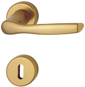 MANIGLIA F4 GABRY BRONZ. C/ROSETTA