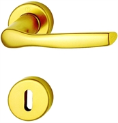 MANIGLIA F3 GABRY ORO C/ROSETTA