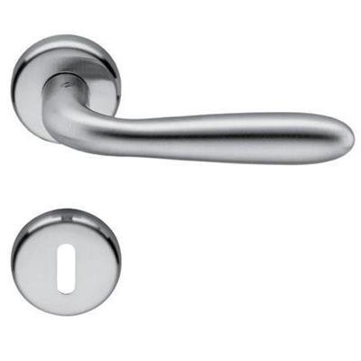 MANIGLIA GOCCIA A115 ROSETTA CROM.SATIN.
