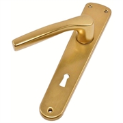 MANIGLIA F4 BRONZ GABRY C/PLACCA Q8