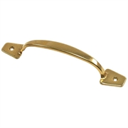 MANIGLIETTA ART.33L OTTONE LUCIDO CM.14