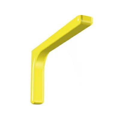 MENSOLE PER ARREDAM.CM 24 GIALLO+VITI