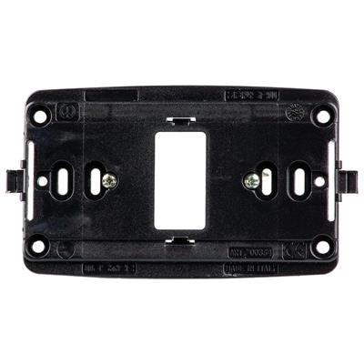 SUPPORTO PVC 00364 1 POSTO SCATOLA TONDA