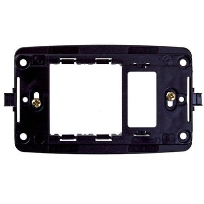 SUPPORTO 00376 1 POSTO+SCHUKO X RETTANG.