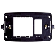 SUPPORTO 00376 1 POSTO+SCHUKO X RETTANG.
