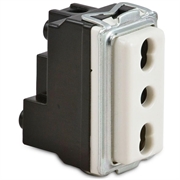 PRESA BIVALENTE 16059 SICURA 2P+T 16A
