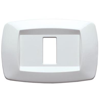 PLACCA MODI' MD101 1 POSTO BIANCA