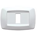 PLACCA MODI' MD101 1 POSTO BIANCA