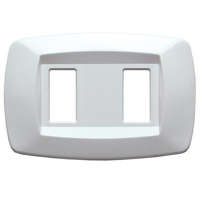 PLACCA MODI' MD102 2 POSTI BIANCO