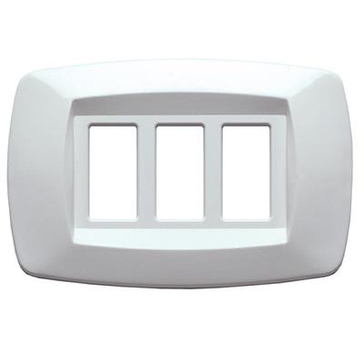 PLACCA MODI' MD103 3 POSTI BIANCA