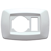 PLACCA MODI' MD10UN1 SCHUKO+1POSTO UNIV.