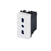 PRESA MIX BIVAL. 21159 2P+T 16A BIANCO