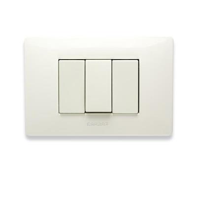 PLACCA MIX 3 POSTI BIANCO ASPEN 21MX103