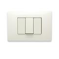 PLACCA MIX 3 POSTI BIANCO ASPEN 21MX103