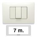 PLACCA MIX 7 POSTI BIANCO ASPEN 21MX107