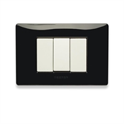 PLACCA MIX 3 POSTI NERO PANTHER 21MX203