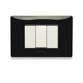 PLACCA MIX 3 POSTI NERO PANTHER 21MX203